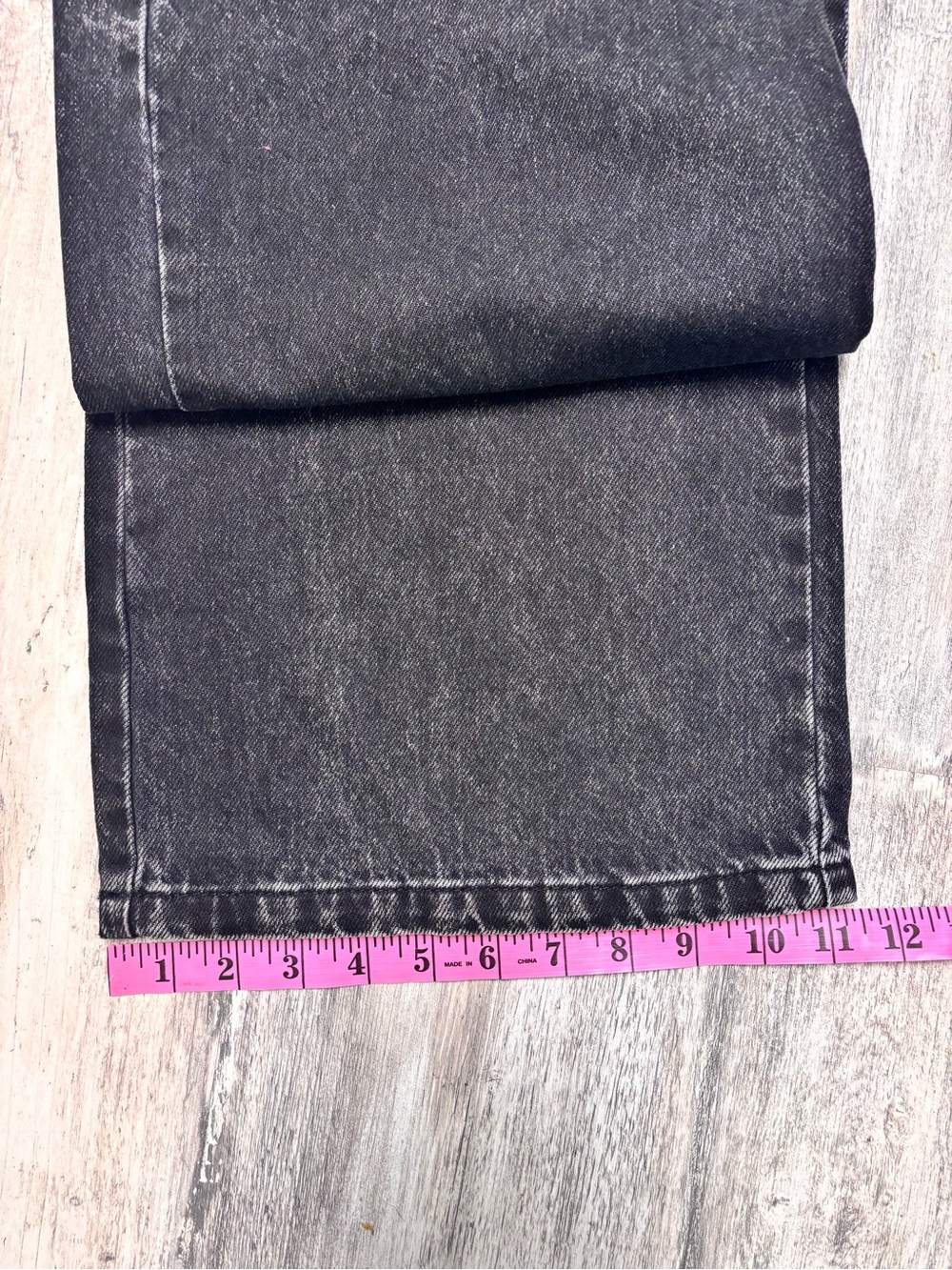Cotton On Relaxed Wide Leg Jeans Black Wash High Rise Size 2 Y2K  Streetwear - Picture 9 of 10